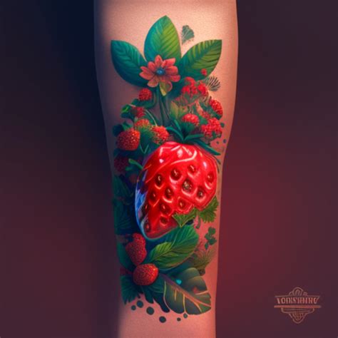 72 Strawberry Tattoo Ideas - TattooClue.com