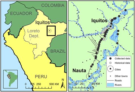 Iquitos Peru Map | Color 2018