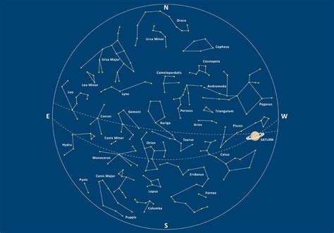 Constellations Map 94766 Vector Art at Vecteezy