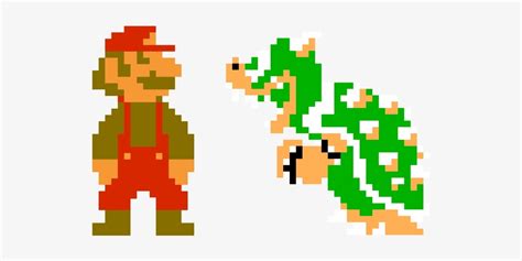 Png Transparent Stock Pixel Vector 8 Bit - Super Mario Bros Bowser ...