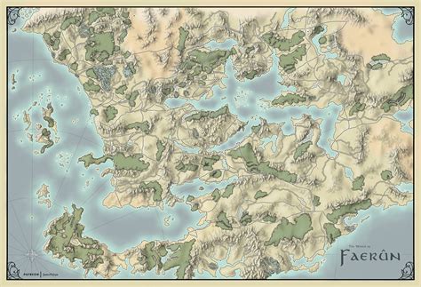 World Map Of Faerun