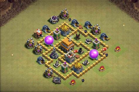 Unbeatable TH5 Defense Base for CoC - 2024