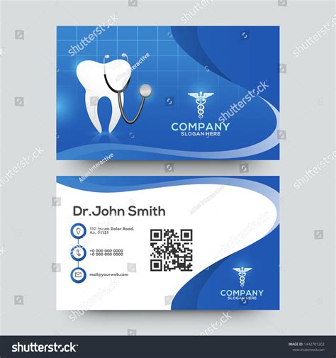 Dental Care Business Card Visiting Card Stock Vector (Royalty Free ...