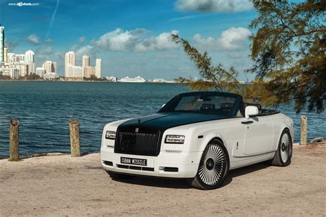 Royal Appearance of Custom White Convertible Rolls-Royce Phantom with ...