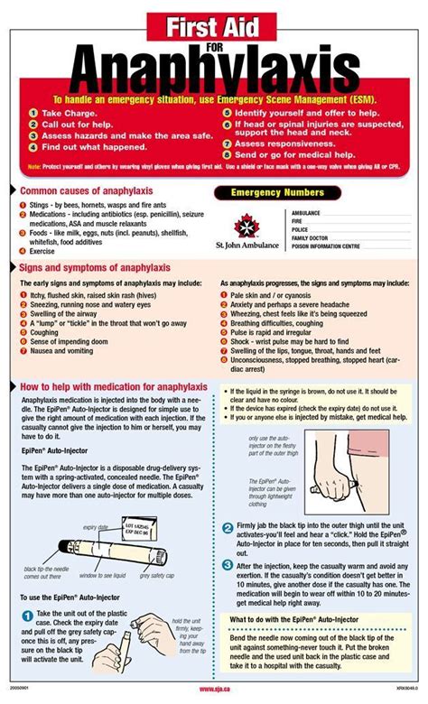 Anaphylaxis Poster - First Aid by dfsdf224s #ZitNaturalRemedies ...