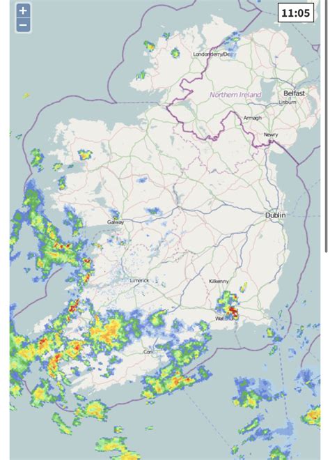 Carlow Weather on Twitter: "Thunderstorms kicking off again now with ...