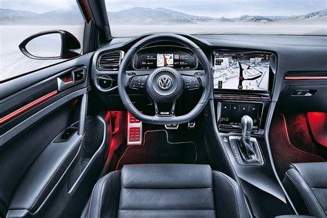 2019 VW Golf R Touch interior press image