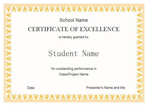 Student Award Certificate - 8+ Examples, Format, PSD, AI, DOC ...