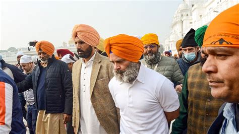 'Nautanki' — BJP attacks Rahul for wearing saffron turban in Punjab ...