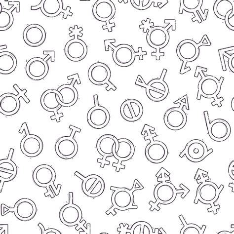 Vector Symbols Of Sexual Orientation And Gender Stock Vector | Hot Sex ...