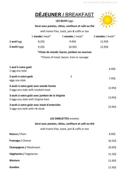 Online Menu of Goodies Restaurant Restaurant, Hawkesbury, Ontario, K6A ...