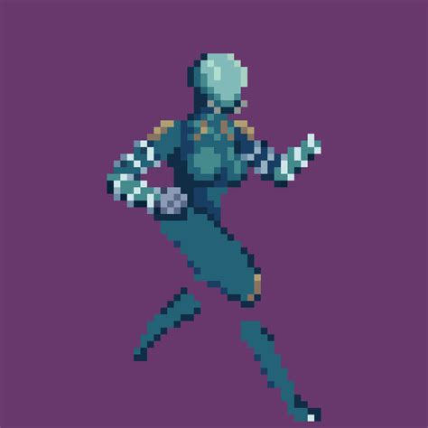 My attempt at a walk cycle : r/PixelArt