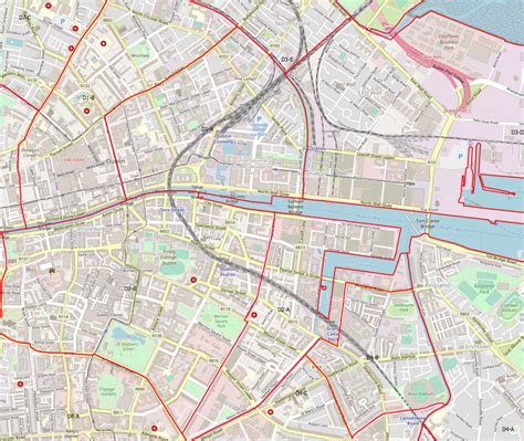 Map Of Dublin City Centre - Maping Resources