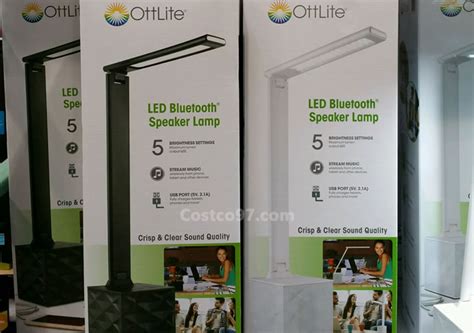 OttLite LED Desk Lamp With Speaker - Costco97.com