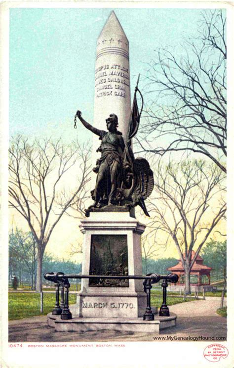 Boston, Massachusetts, Boston Massacre or Crispus Attucks Monument ...