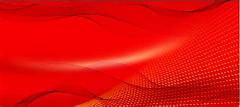 Red Abstract Background with Wavy Lines