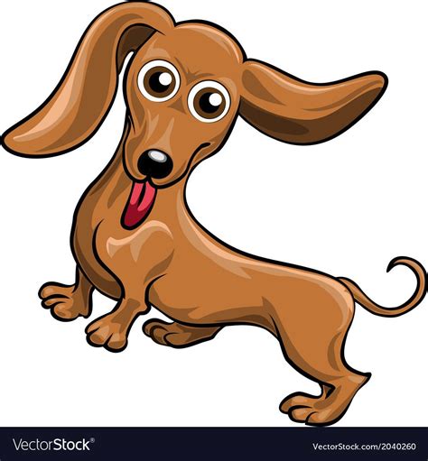 Dachshund Royalty Free Vector Image Vectorstock Ad Free