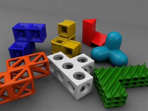 Soma cube puzzle game 3D model 3D printable | CGTrader