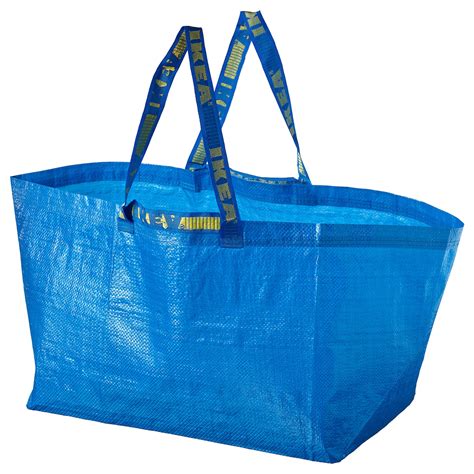 FRAKTA Shopping bag, large, blue, 19 gallon - IKEA