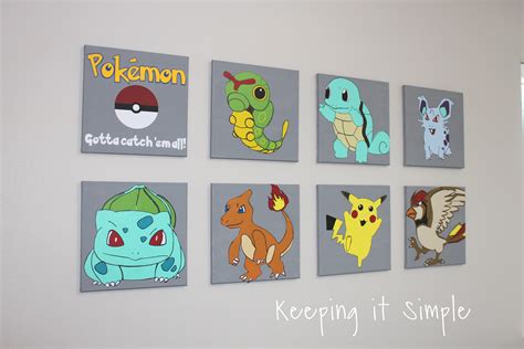 Pokemon-Vinyl-Decals-Wall-Art (4)2 • Keeping it Simple