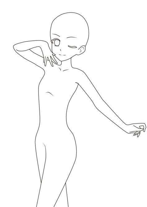 Sketch Cute Anime Body Base | Wallpaper Anime