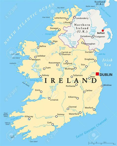 Dublin ireland map - Dublin map ireland (Ireland)