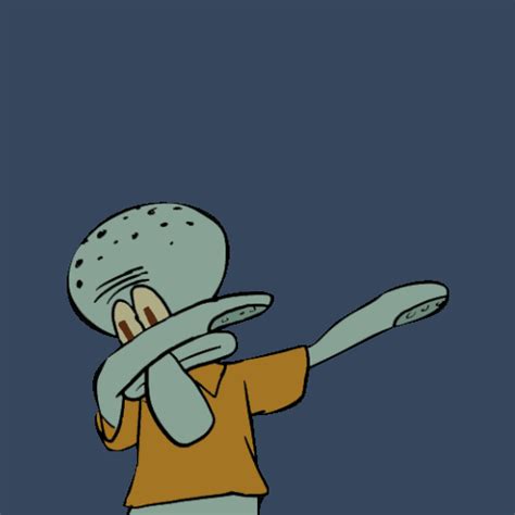 Squidward Dabbing GIF | Squidward Dab | Know Your Meme