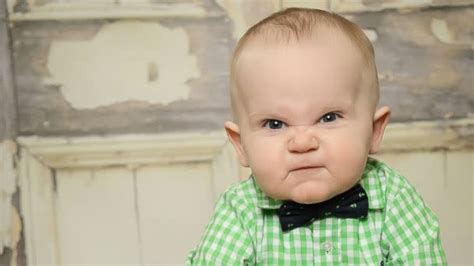 Grumpy Baby Becomes Instant Internet Sensation