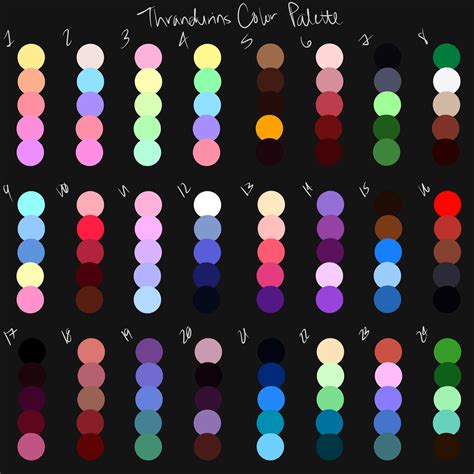 Color Palette Challenge by thrandurins on DeviantArt