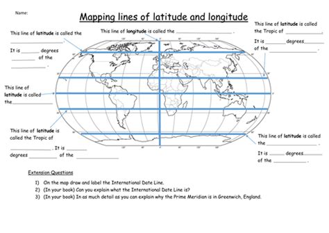 Latitude And Longitude Worksheets Using Worksheet | Worksheets Samples