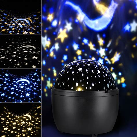 TSV Starry Sky Night Lights for Kids, Color Changing Star Projector ...