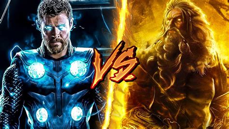 Thor Vs Zeus Marvel