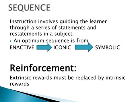 Bruner theory of instruction | PPT