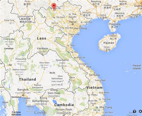 Sapa on map of Vietnam