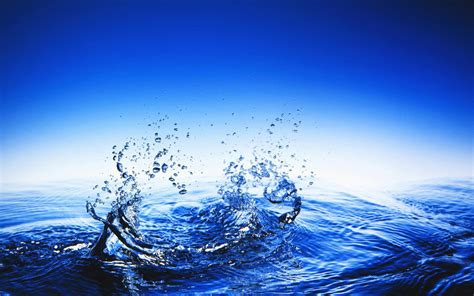 Download Blue Water Splash Background - WallpaperTip