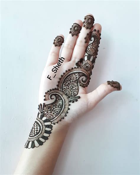 Arabian Mehndi Design Front Hand