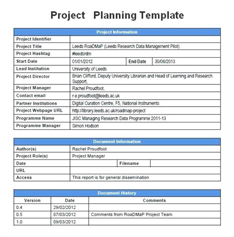 Project Management Plan Template | Qualads