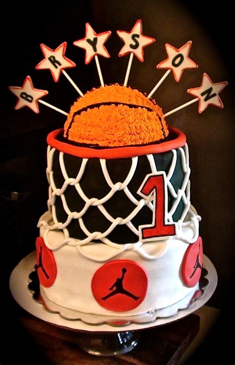 Basketball Themed First Birthday Party Basketball Is Smash Cake ...