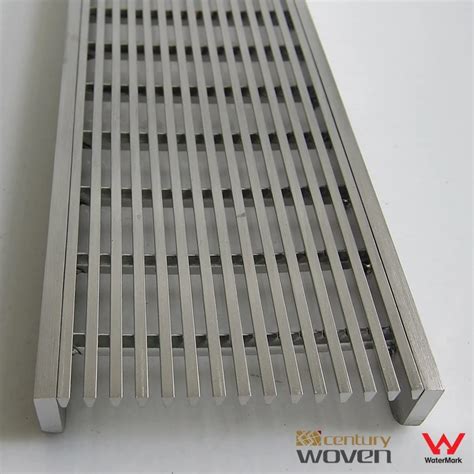 W100xL1000x H20mm Stainless steel 316 linear shower drain grate floor ...