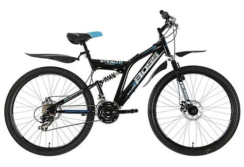 Halfords | Boss Stealth Mens Mountain Bike - 18"