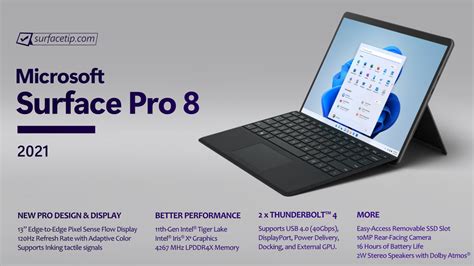 Microsoft Surface Pro 8 Specs - Full Specifications | SurfaceTip