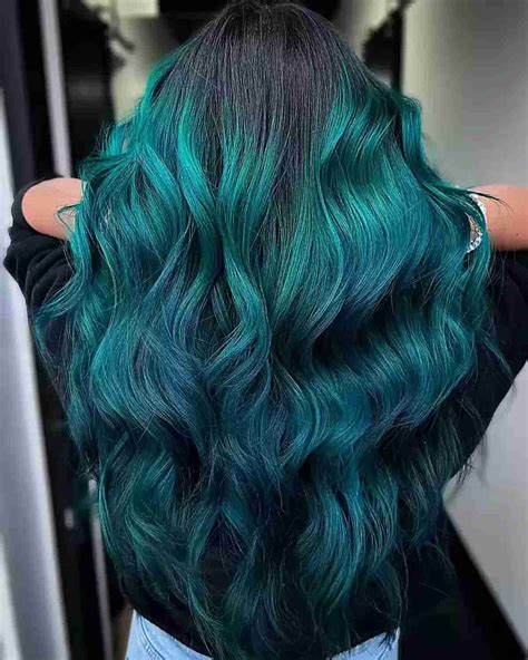 Dark Turquoise Hair Dye