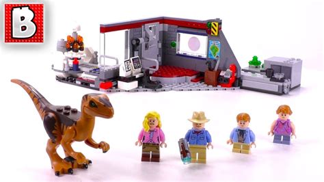 LEGO Jurassic Park Velociraptor Chase Review! | Set 75932 LEGO Jurassic ...