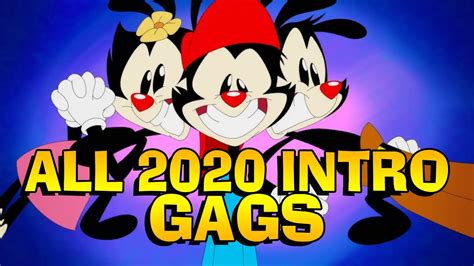 ANIMANIACS 2020 ALL INTRO GAGS - YouTube