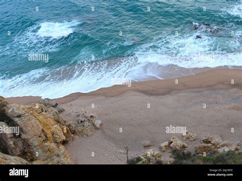 Calella Beach Barcelona Spain Stock Photo - Alamy