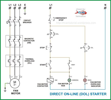 Dol Starter Control Circuit Diagram Pdf