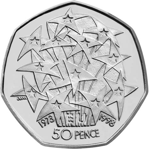 Commemorative 50 pence. The 50 pence coin series from United Kingdom