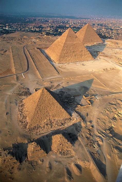 Pyramids At Giza, Egypt Photograph by Marcello Bertinetti - Pixels