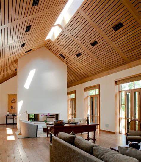 19 Stunning Wood Ceiling Design Ideas To Spice Up Your Living Room