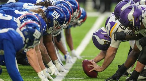 Unofficial depth charts released for Giants vs. Vikings